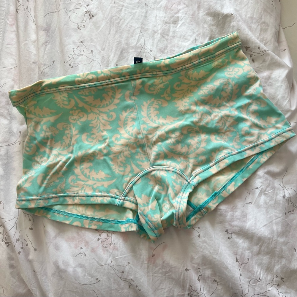 Swimming trunks.